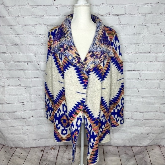 Wishlist Aztec design open front cardigan - Picture 2 of 10